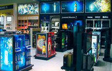 Commercial fit out of duty free store at Sydney’s international airport