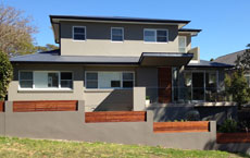 Front external view of a full house renovation in Balgowlah